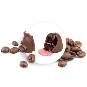 VIŠNĚ V ČOKOLÁDĚ zrnková káva, 250g